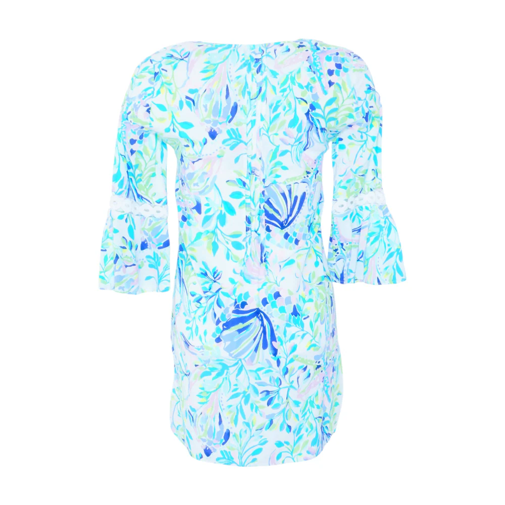 White Floral Mini Dress - Image 2