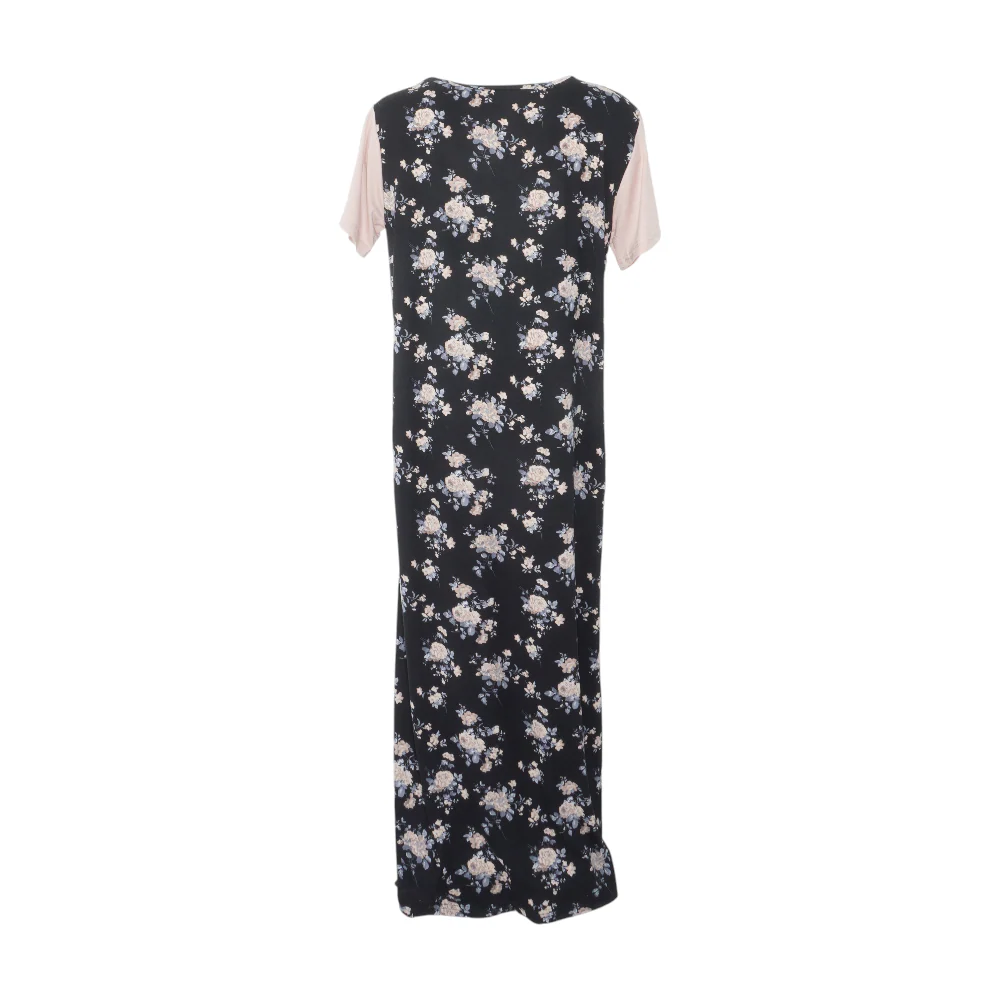 Black Floral Maxi Dress - Image 2