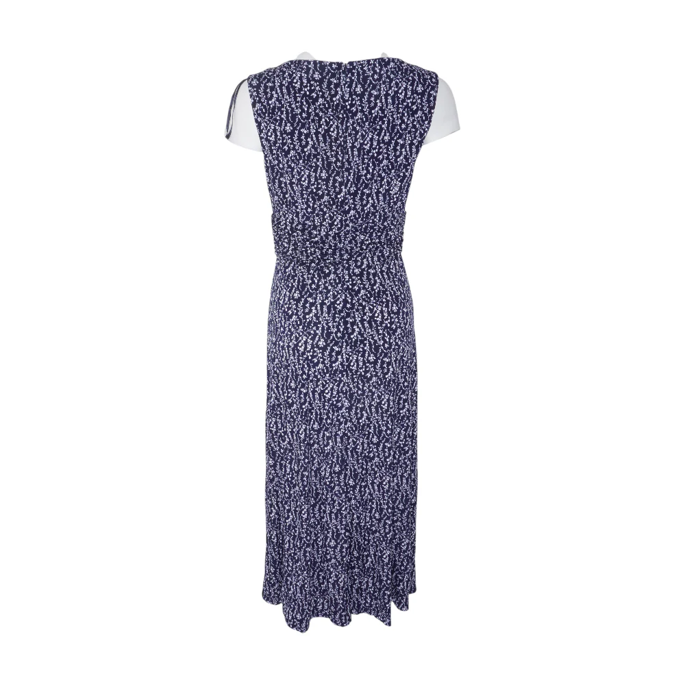 Navy Floral Midi Dress - Image 2
