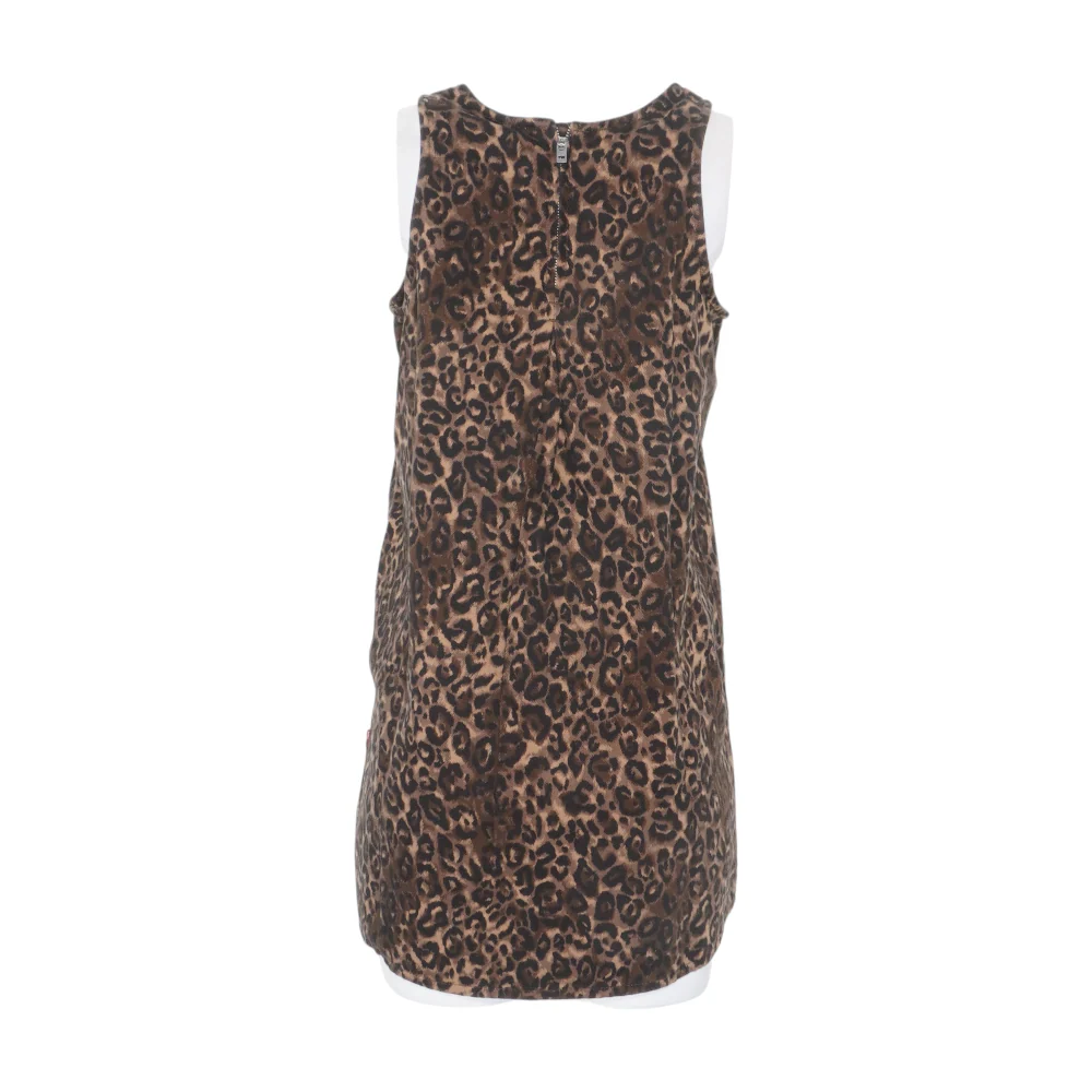 Brown Animal Print Mini Dress - Image 2