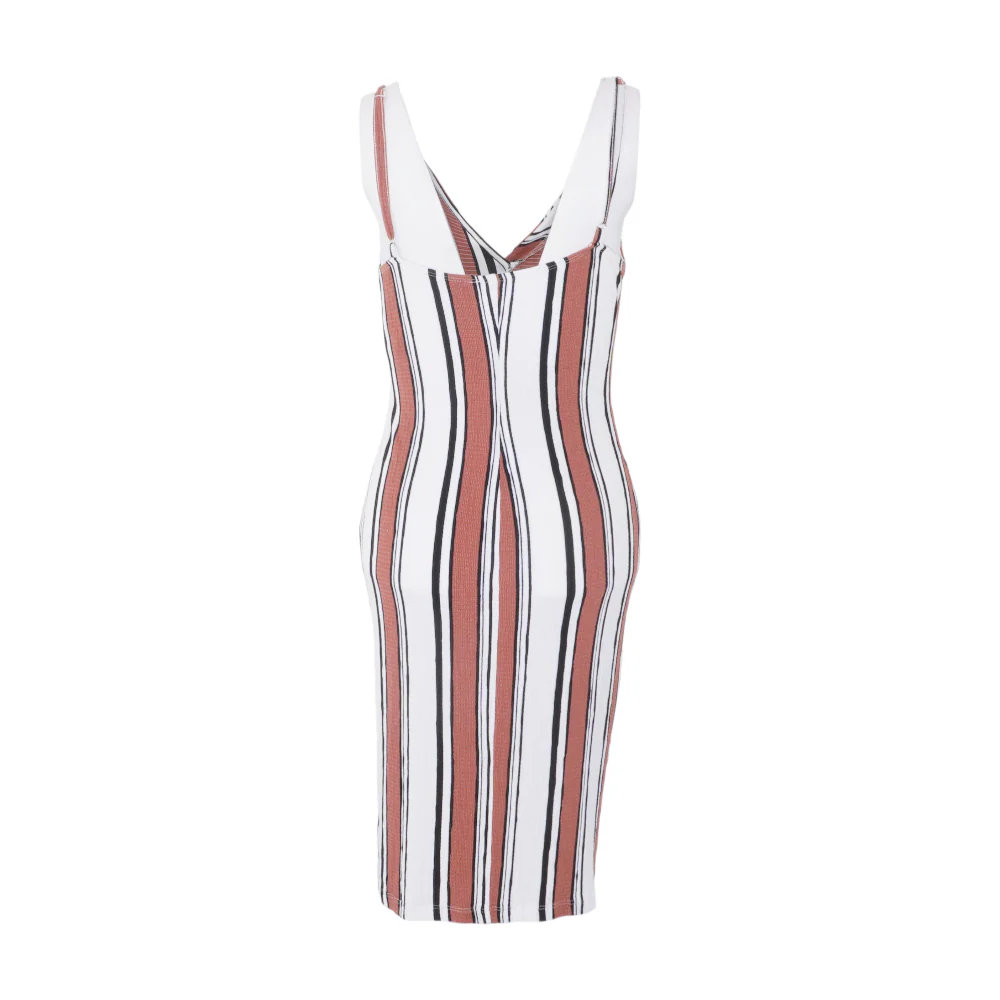 Multi Striped Midi Dress - Image 2