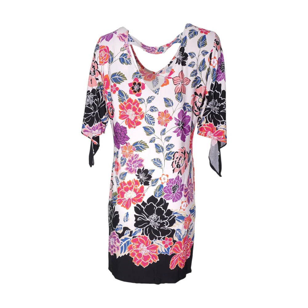 Multi Floral Midi Dress - Image 2