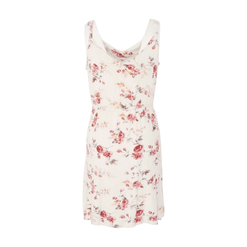 Ivory Floral Midi Dress - Image 2