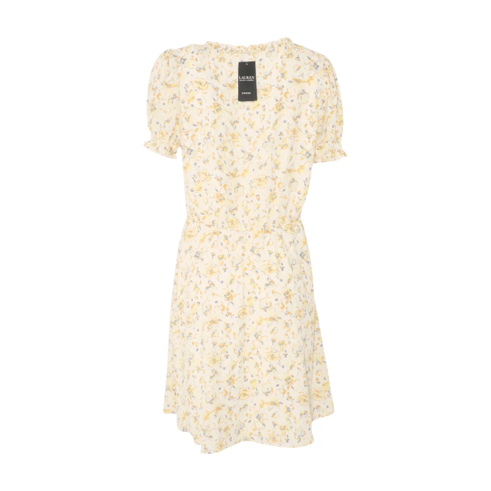 Cream Floral Midi Dress - Image 2