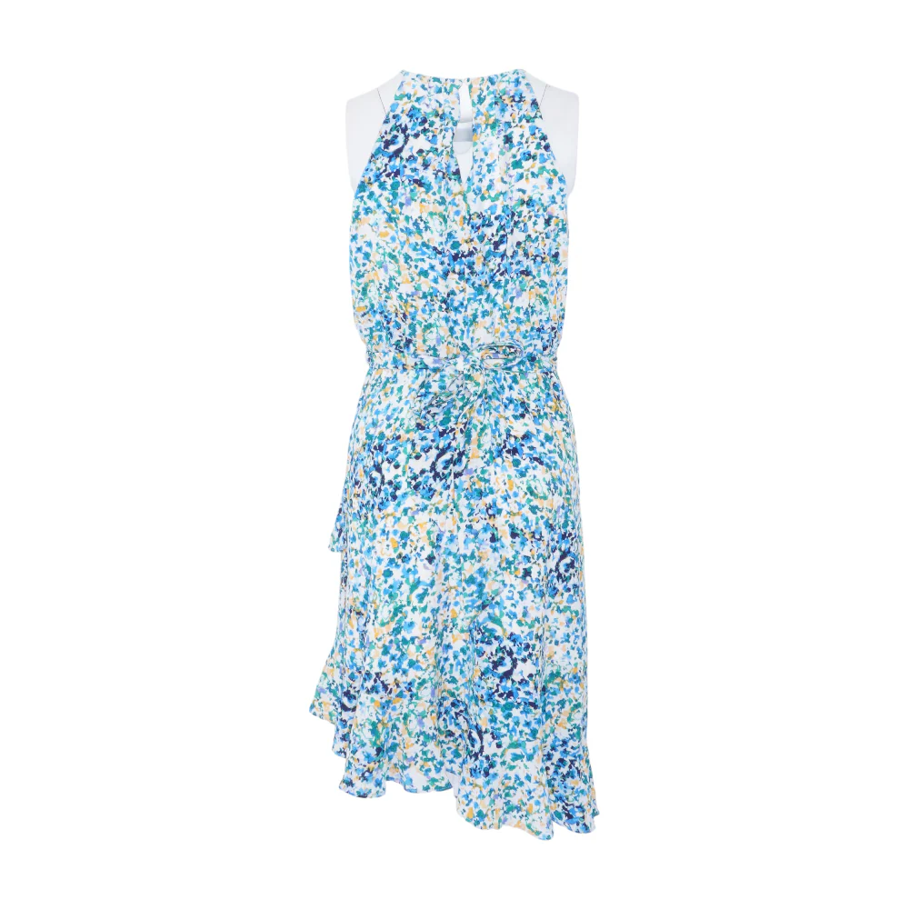 White Petite Floral Midi Dress - Image 2