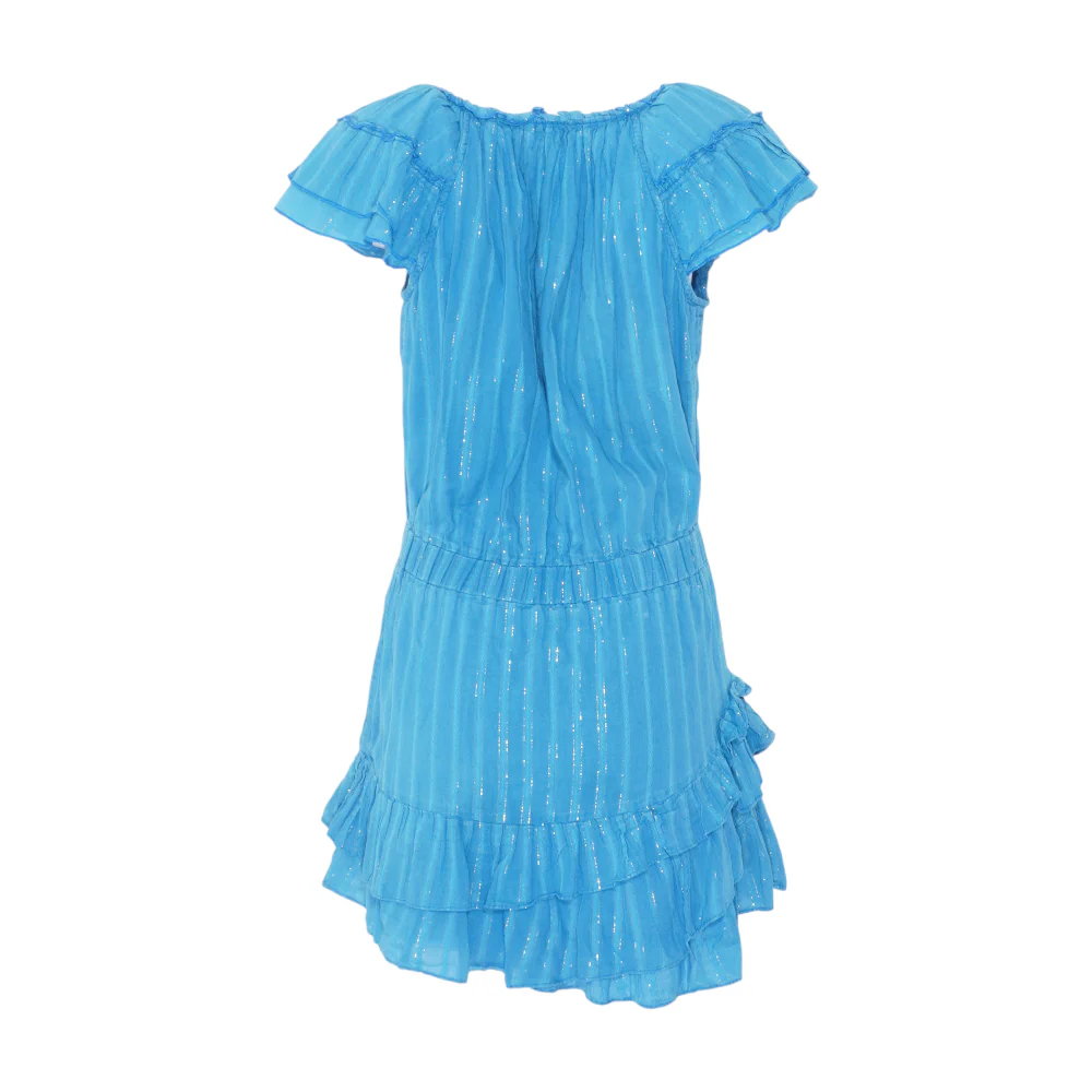 Blue Striped Mini Dress - Image 2