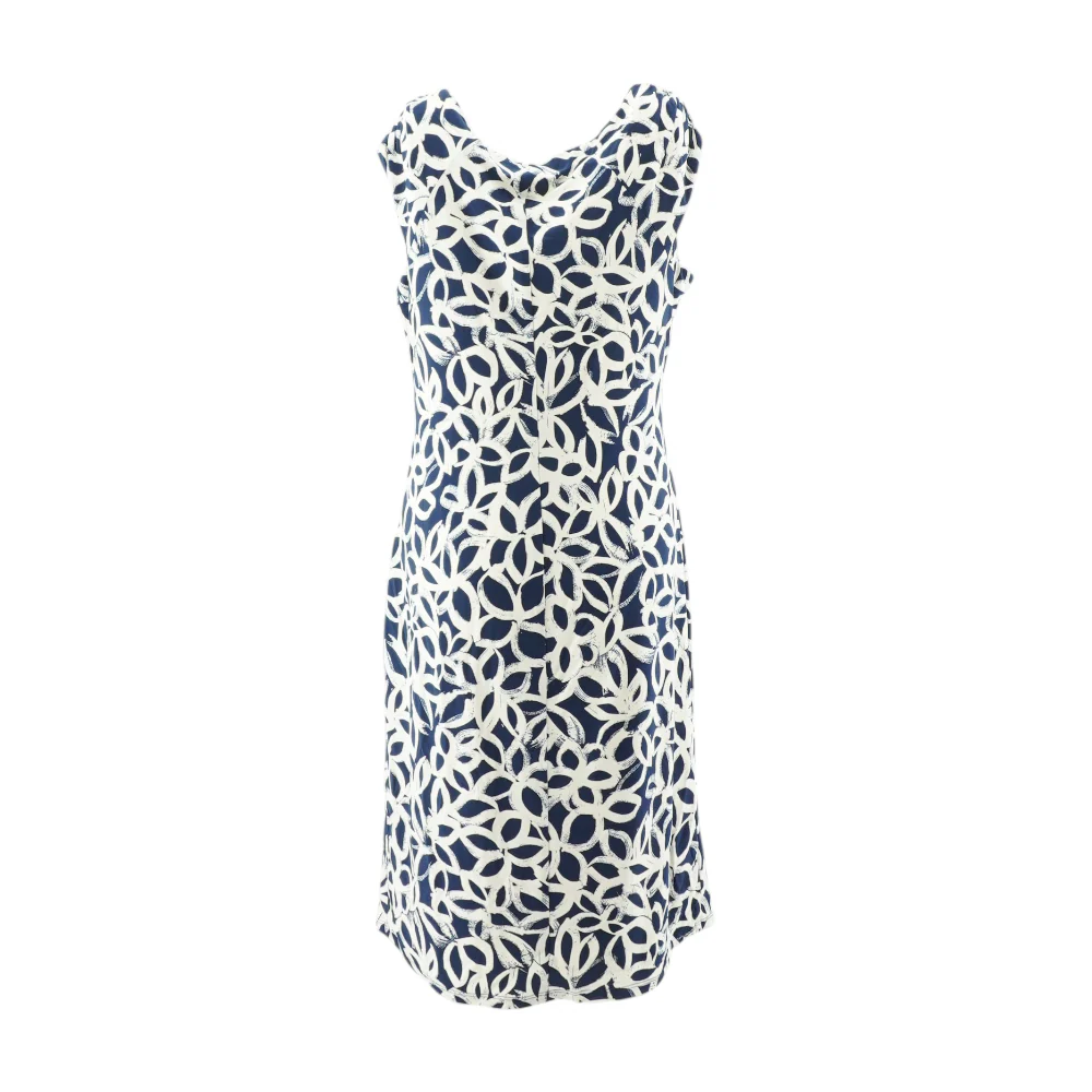 Navy Floral Midi Dress - Image 2