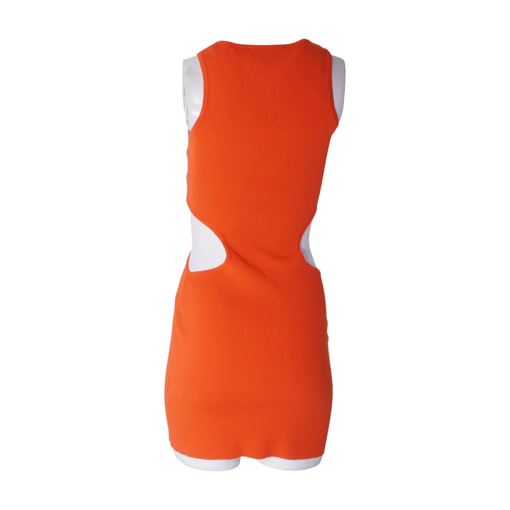 Orange Mini Dress - Image 2