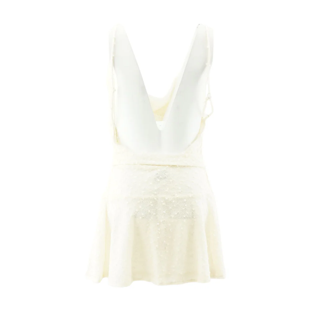 Beige Mini Dress - Image 2