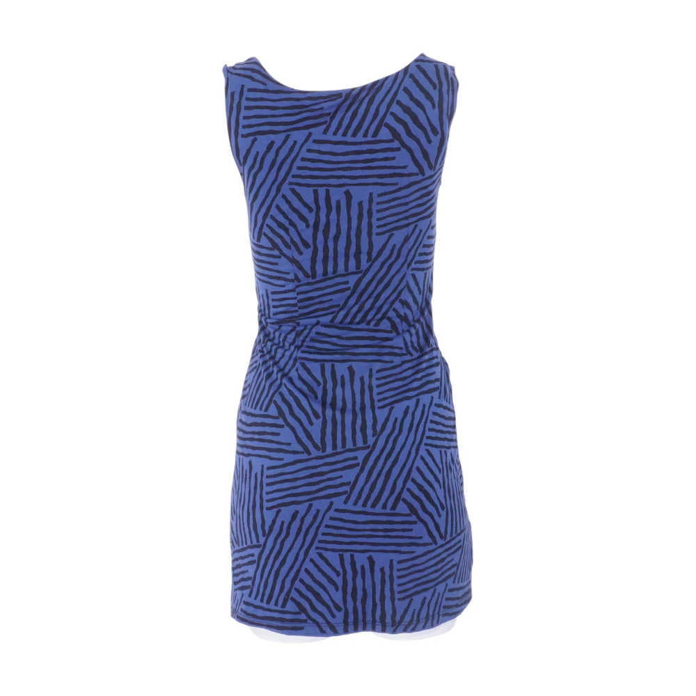 Blue Abstract Mini Dress - Image 2