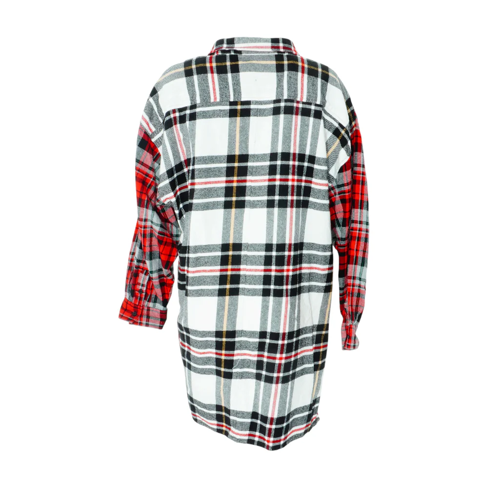 Multi Plaid Mini Dress - Image 2