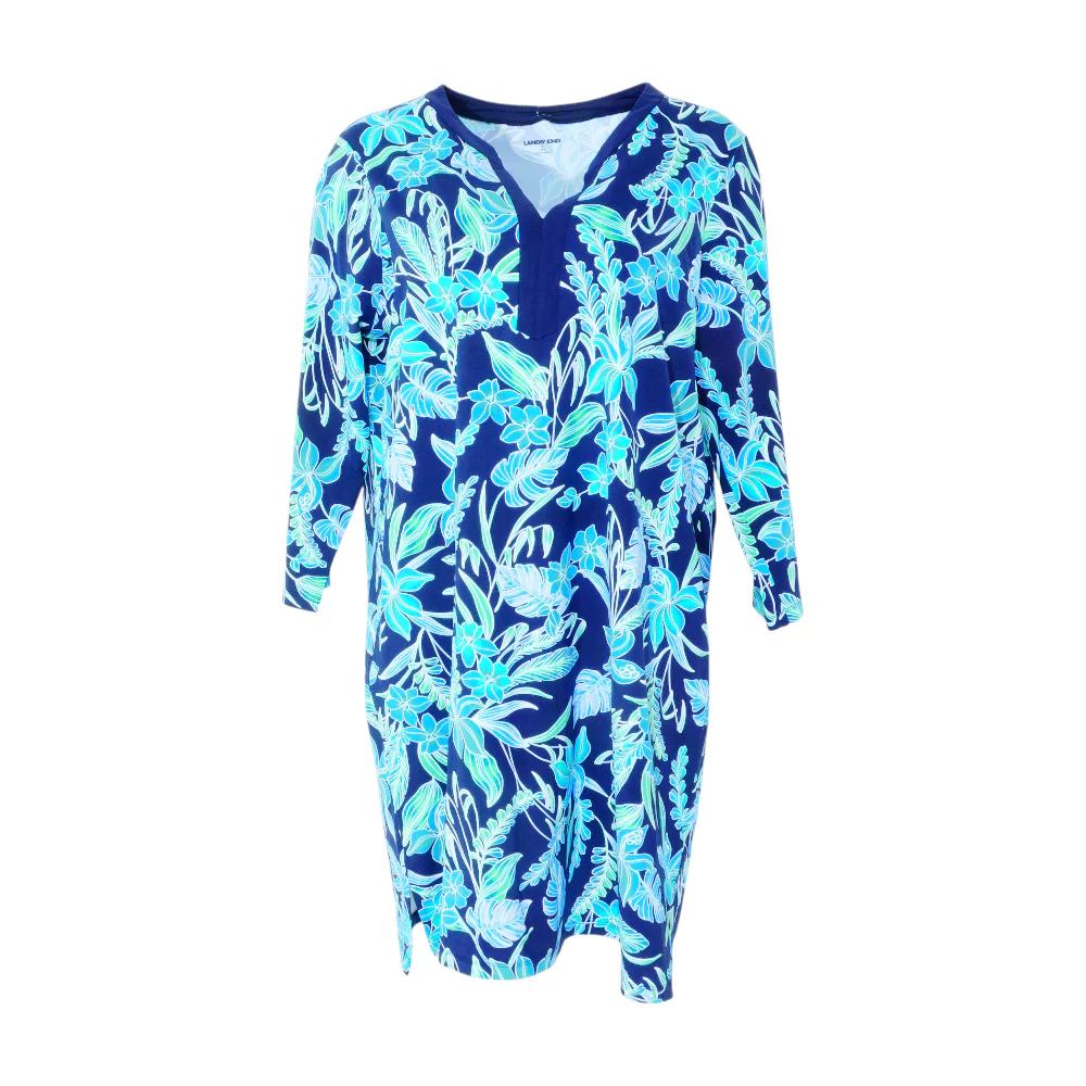 Navy Floral Mini Dress