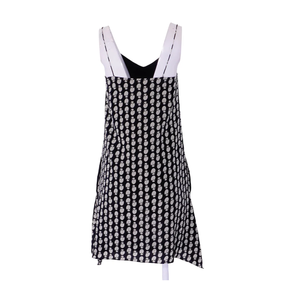 Black Floral Mini Dress - Image 2