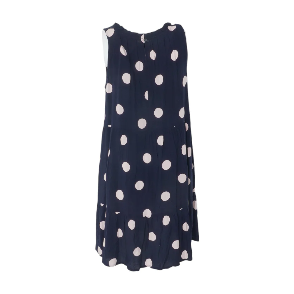 Navy Polka Dot Mini Dress - Image 2