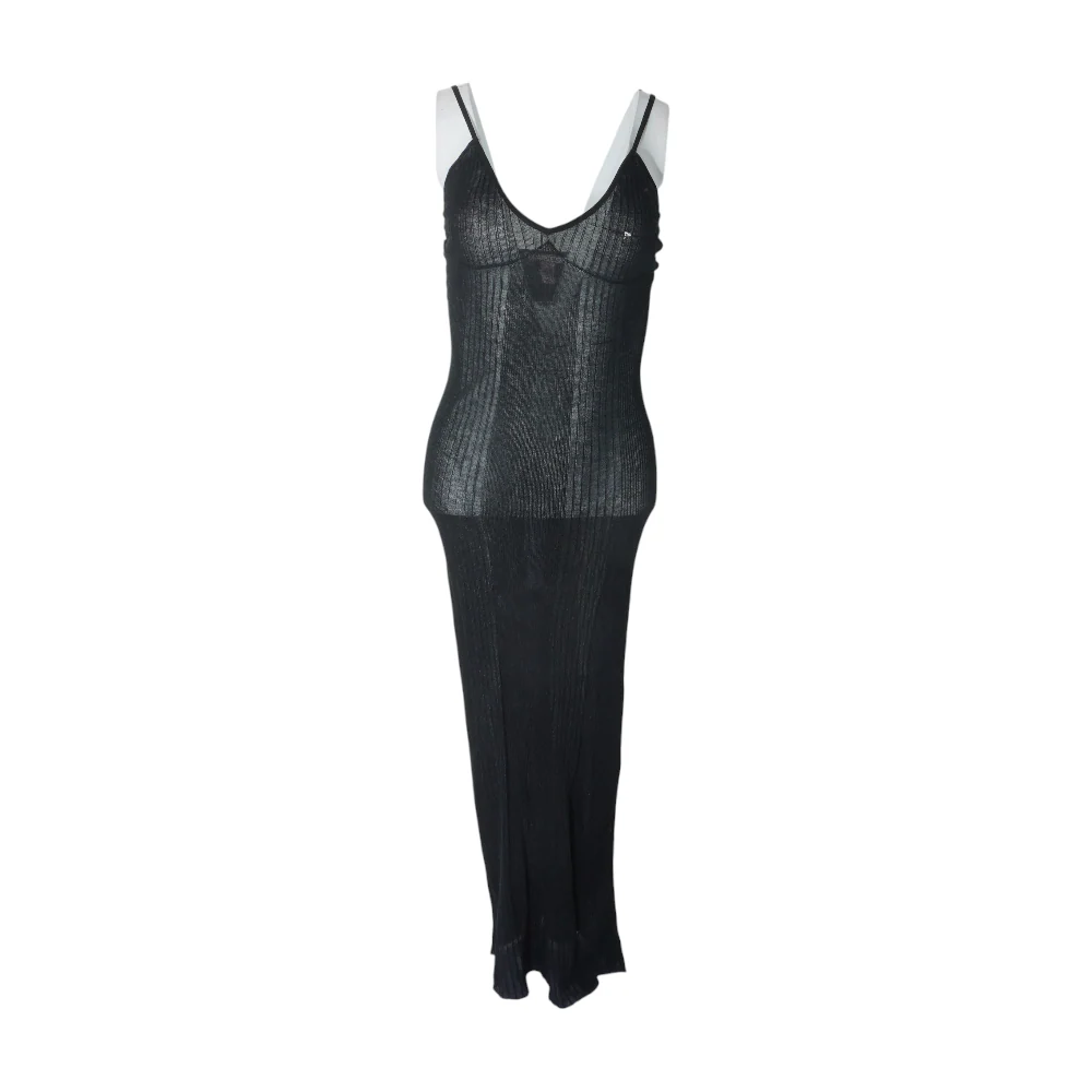 Black Solid Nightgown