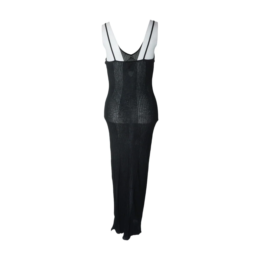 Black Solid Nightgown - Image 2