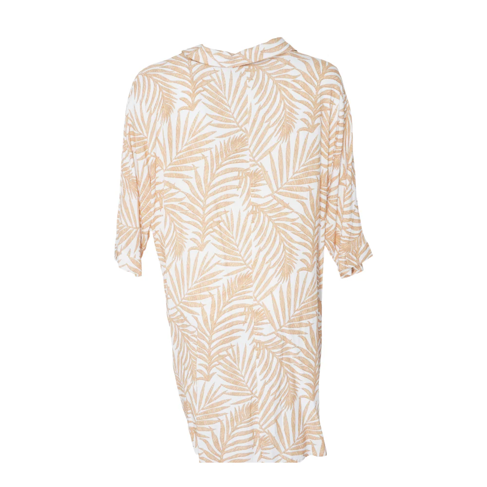 White Tropical Mini Dress - Image 2
