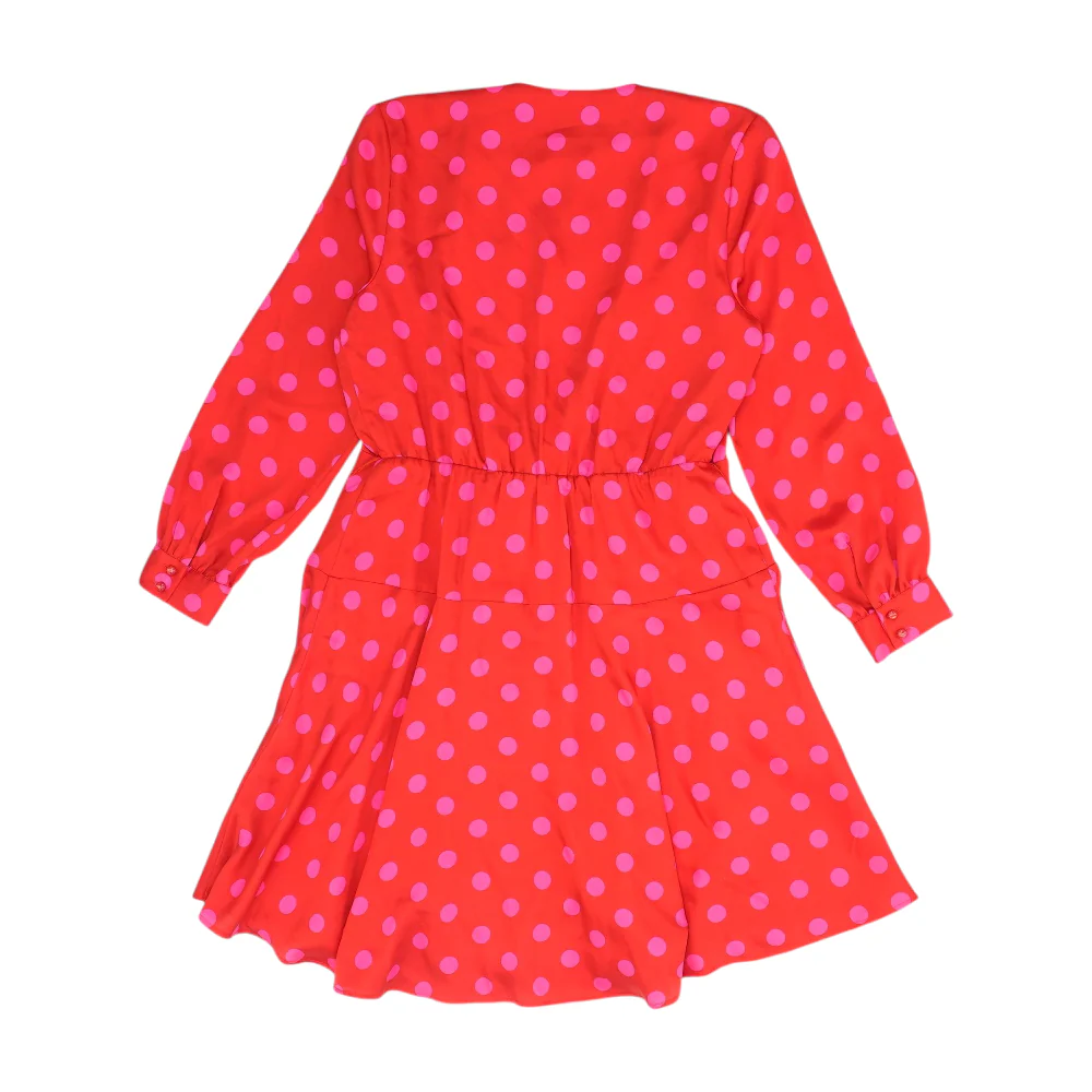 Red Polka Dot Mini Dress - Image 2