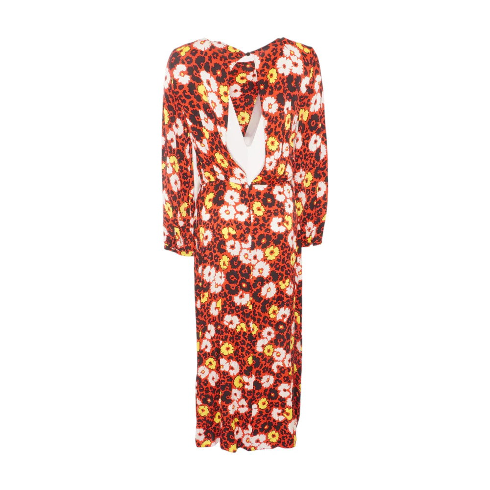 Red Floral Maxi Dress - Image 2