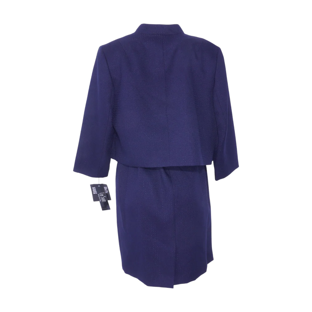 Navy Petite Midi Dress - Image 2