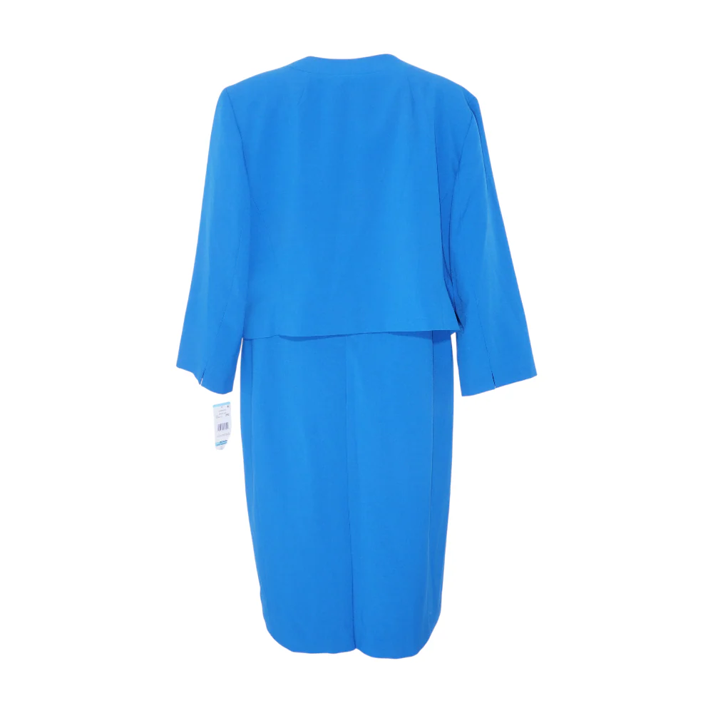 Blue Plus Midi Dress - Image 4