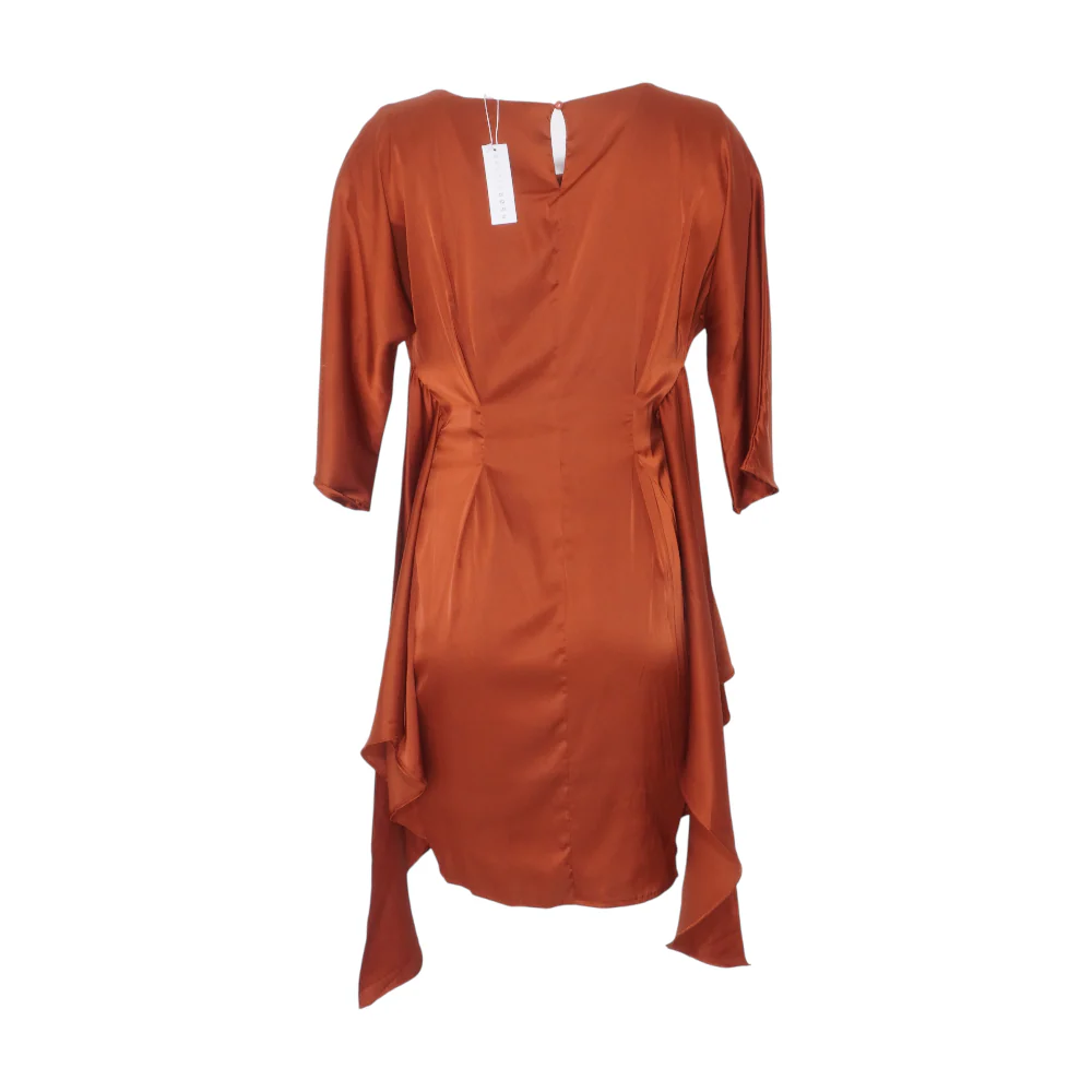 Rust Midi Dress - Image 2