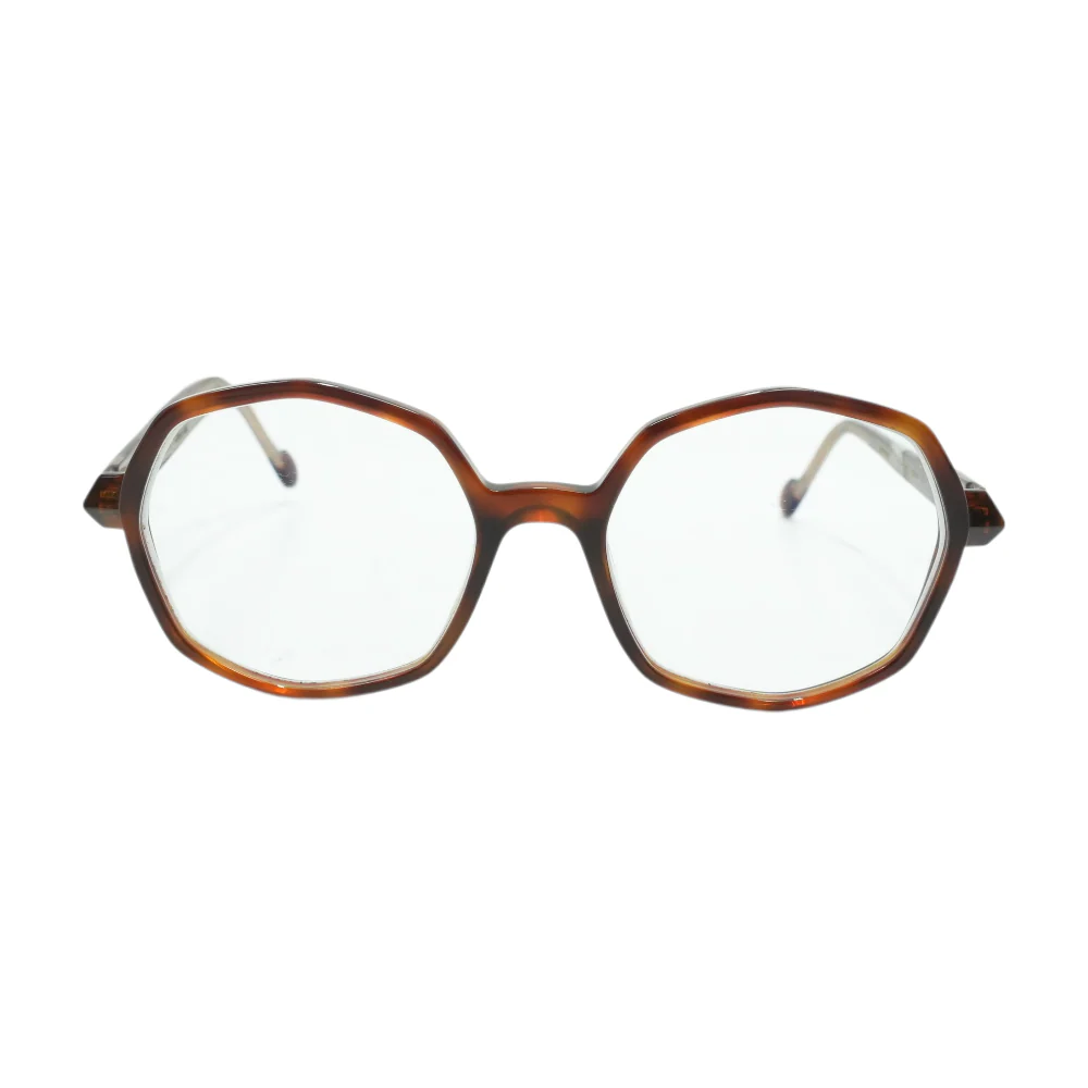 Brown Mini Margot Geometric Prescription Eyewear - Image 2