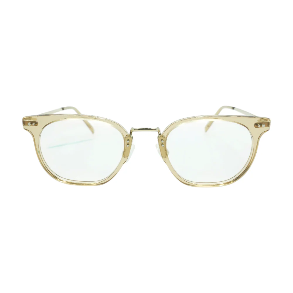 Gold Halton M Square Prescription Eyewear - Image 2