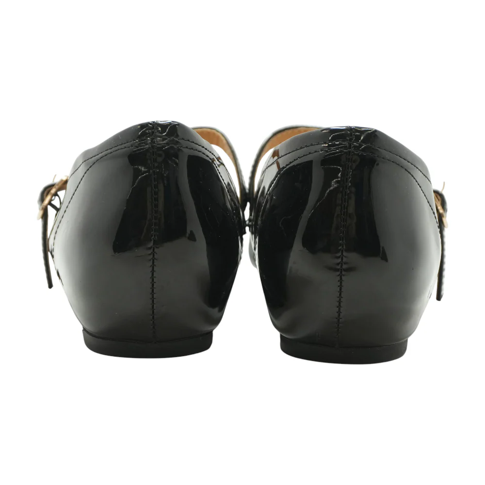 Black Slip-On Flats - Image 2