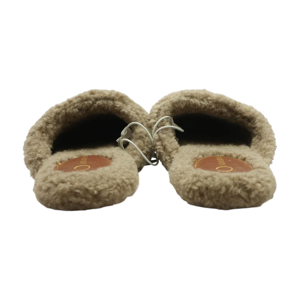 Brown House Slipper Flats - Image 2
