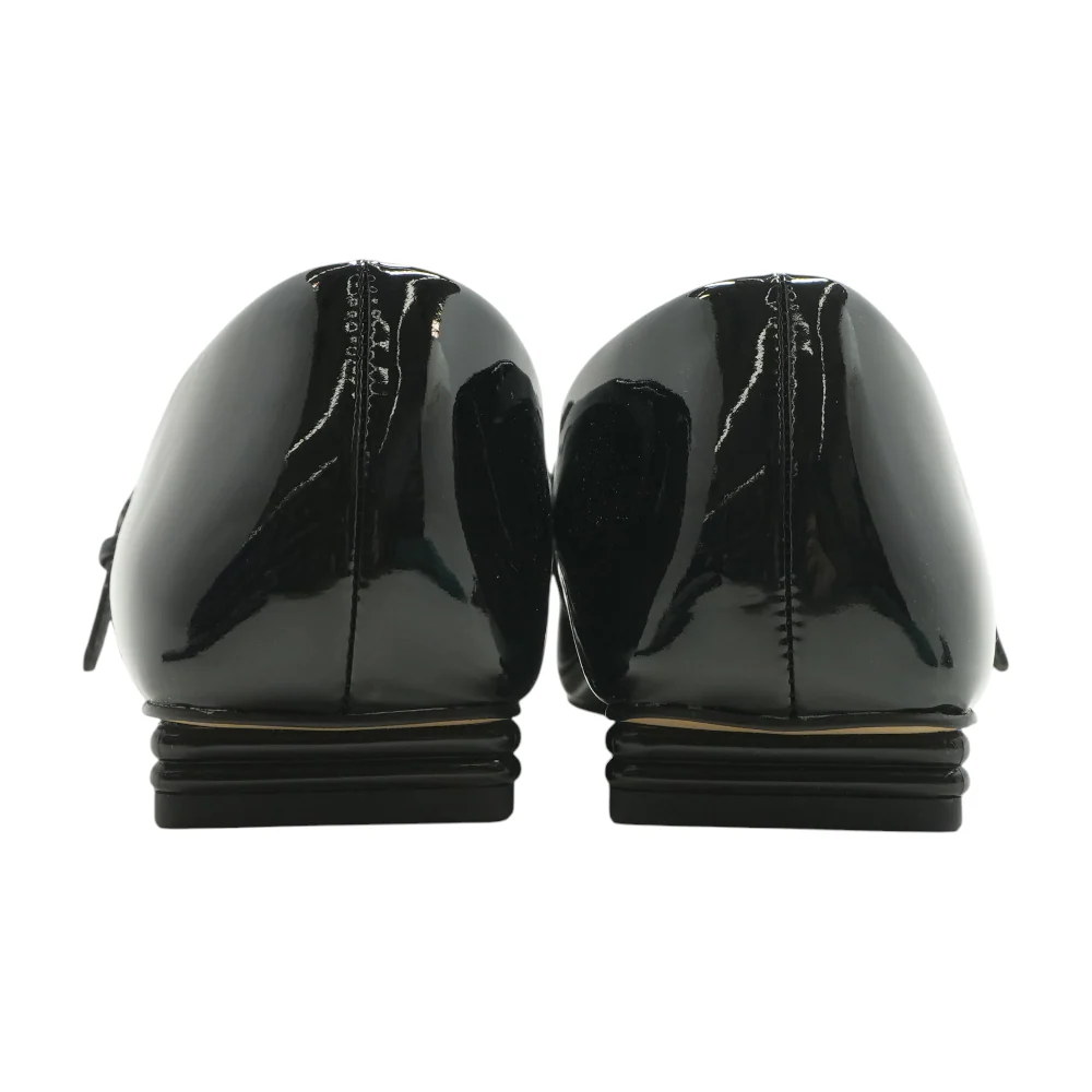 Black Slip-On Flats - Image 2