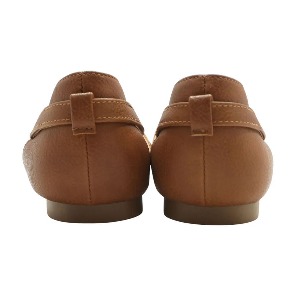 Tan Slip-On Flats - Image 2