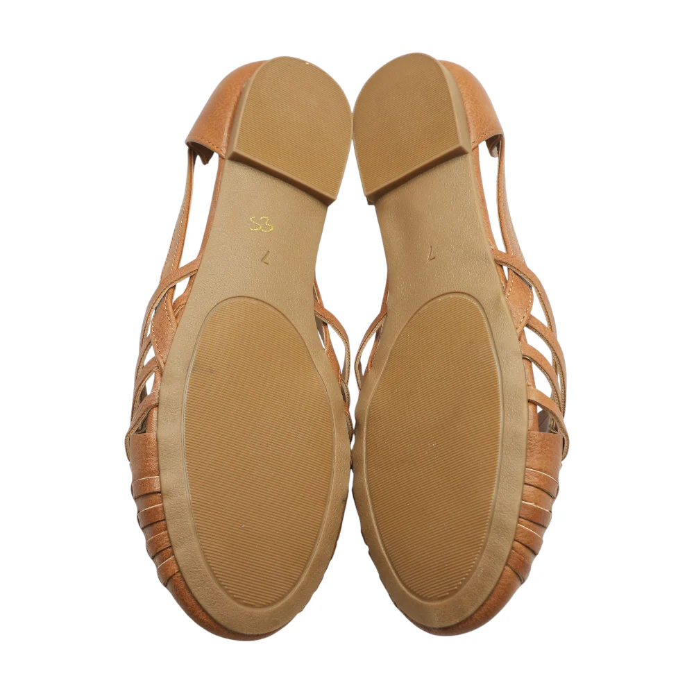 Tan Slip-On Flats - Image 3