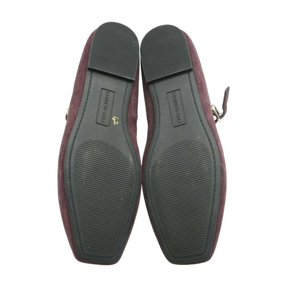 Burgundy Slip-On Flats - Image 3