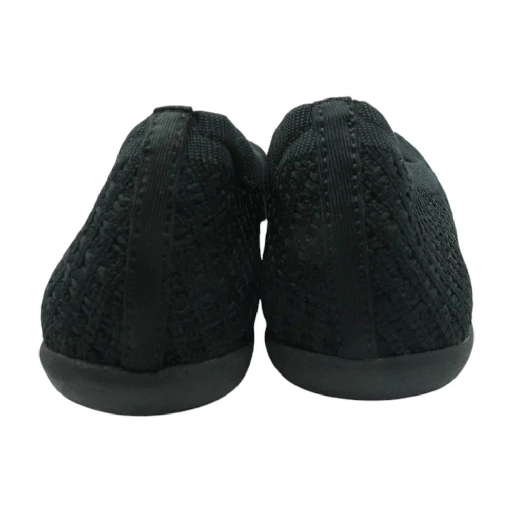 Black Slip-On Flats - Image 2