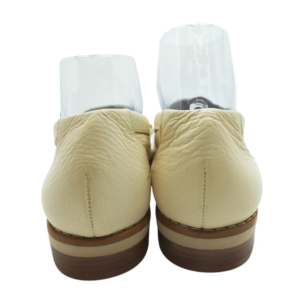Cream Slip-On Flats - Image 2
