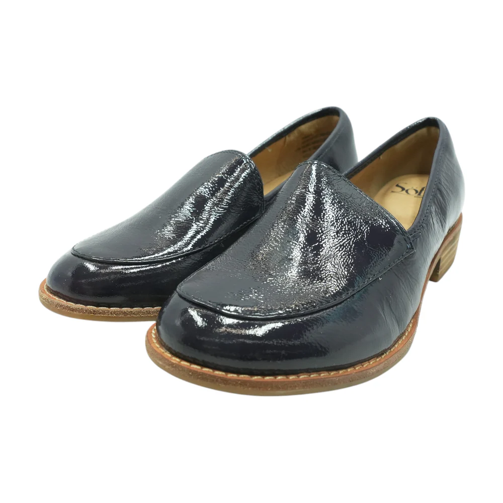 Navy Slip-On Flats