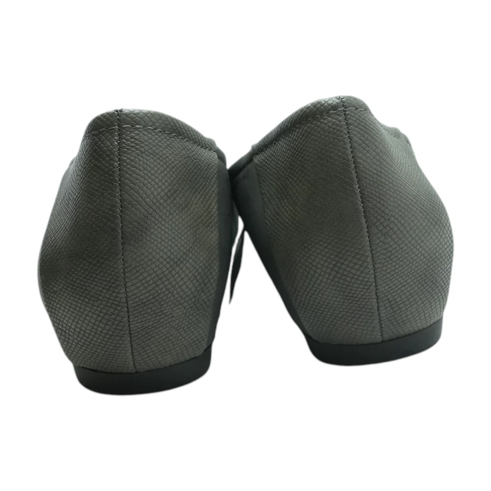 Gray Slip-On Flats - Image 2