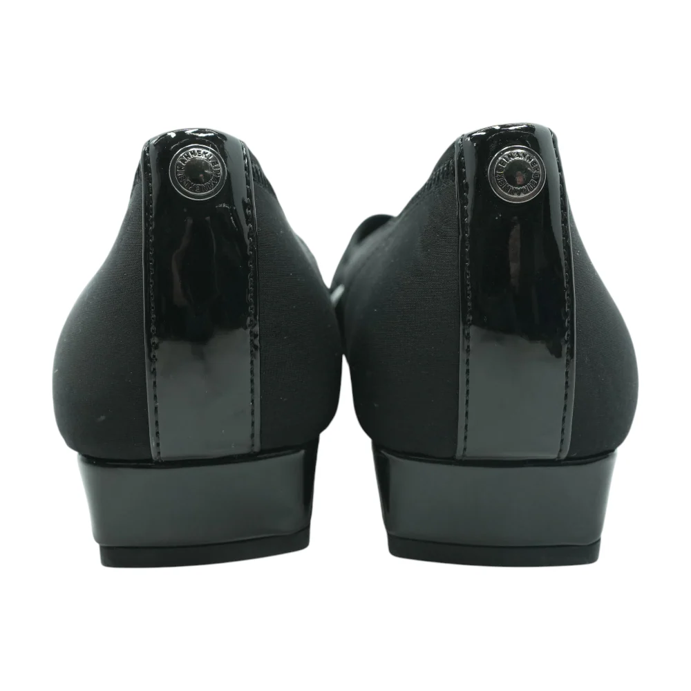 Black Slip-On Flats - Image 2