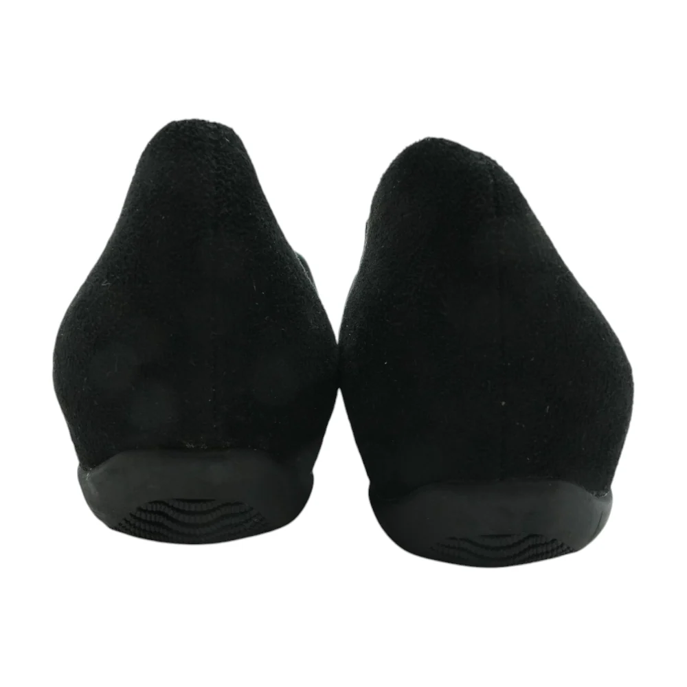 Black Slip-On Flats - Image 2