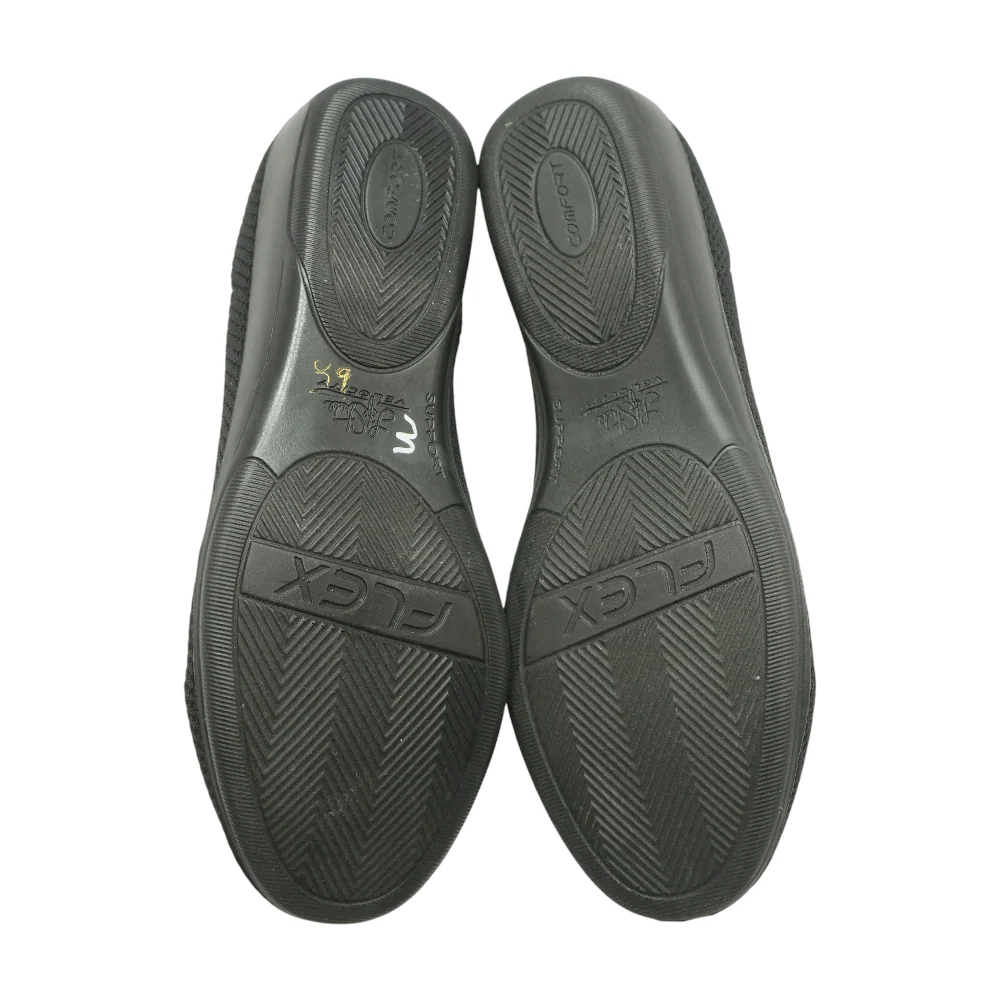 Black Slip-On Flats - Image 3