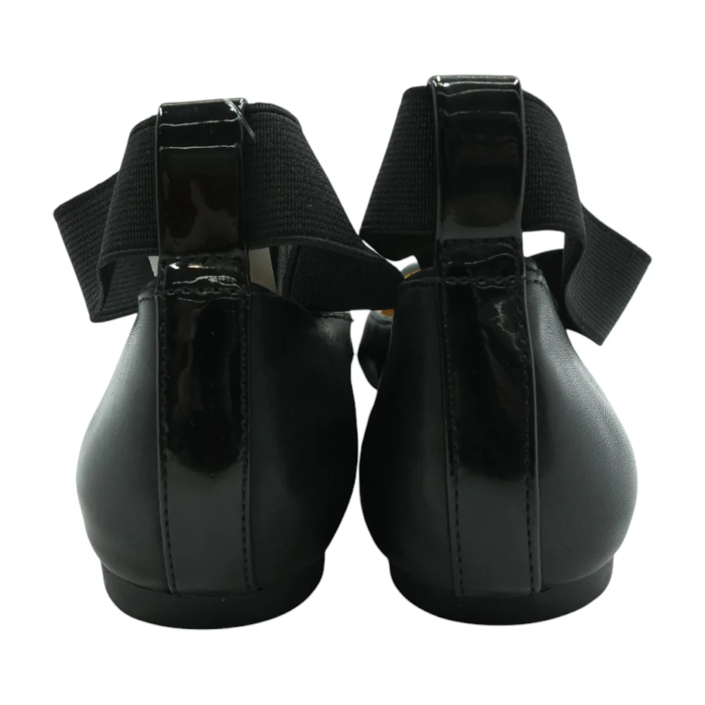 Black Slip-On Flats - Image 2