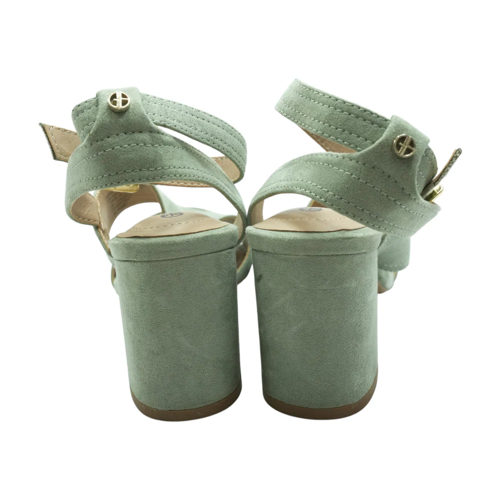 Green Block Heels - Image 2