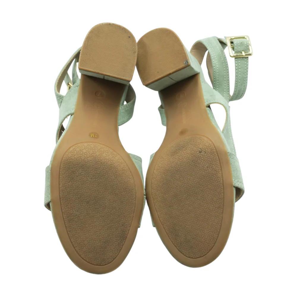 Green Block Heels - Image 3
