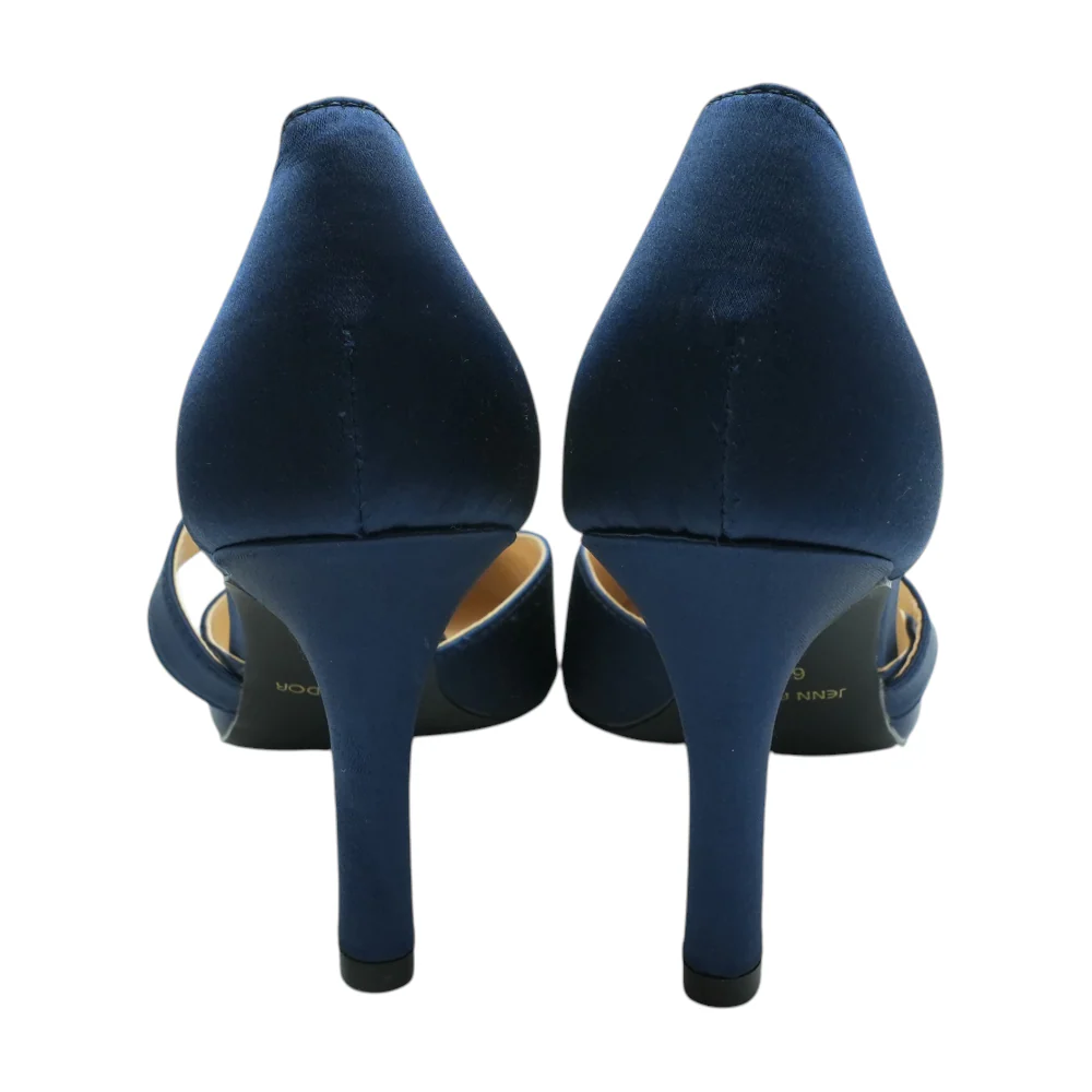 Navy Platform Heels - Image 2