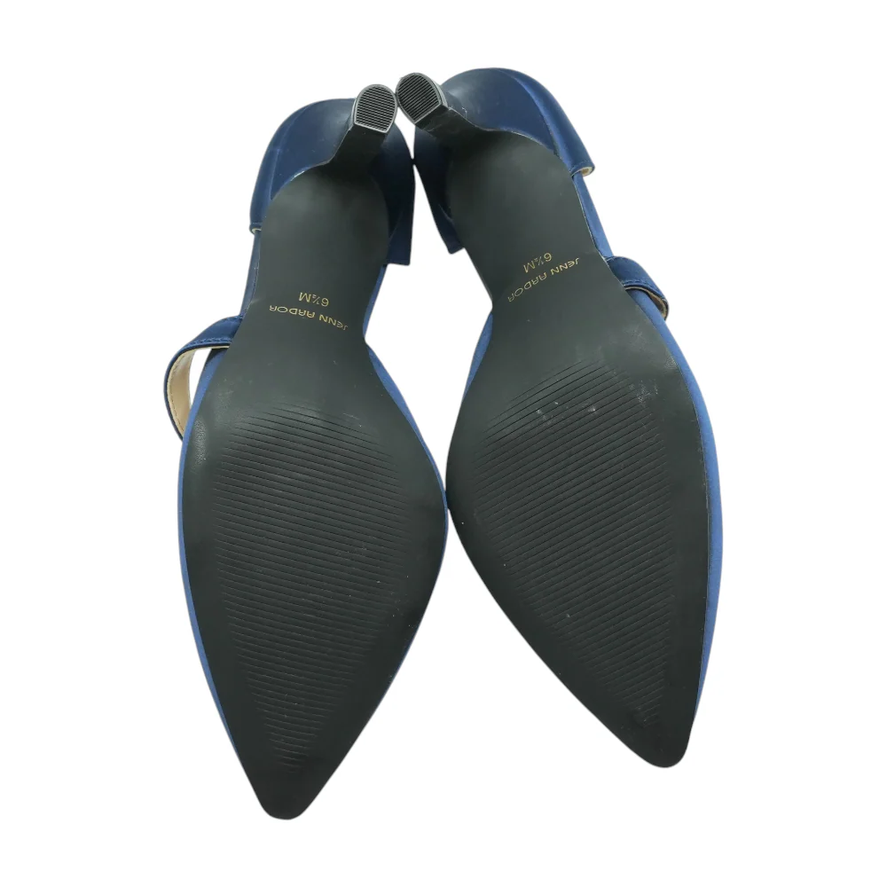 Navy Platform Heels - Image 3