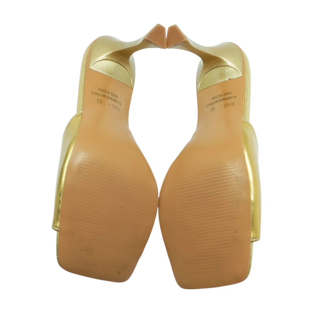 Gold Pump Heels - Image 3
