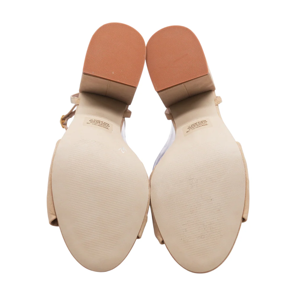 Nude Block Heels - Image 3