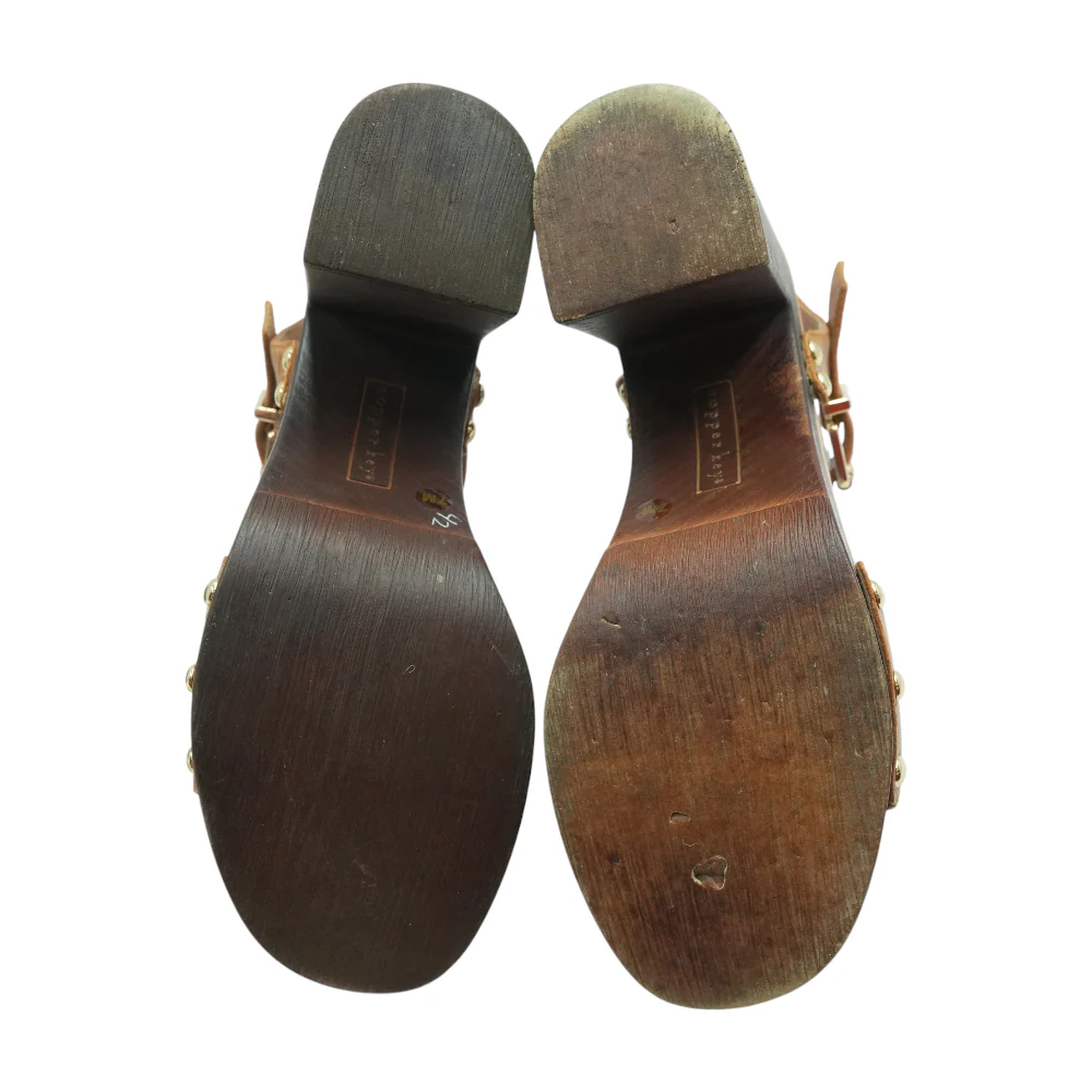 Brown Block Heels - Image 3
