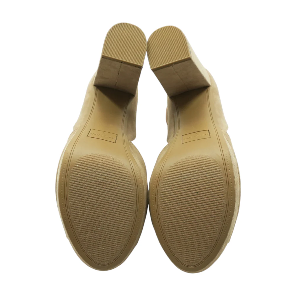 Beige Block Heels - Image 3